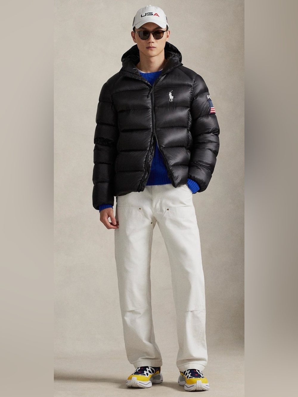 Polo Ralph Lauren The Hawthorne Flag 750 Fill Power Down Jacket